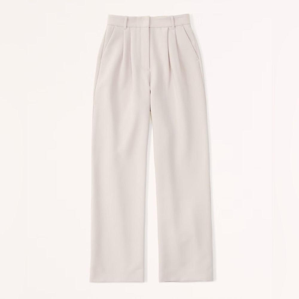 A&F Sloane Tailored Wide Leg Pants